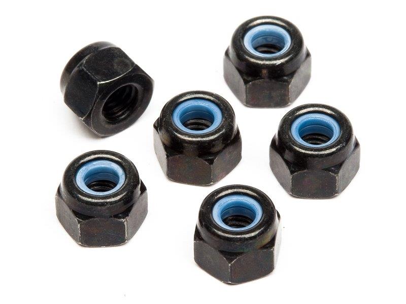 HBZ663 - HB Racing Lock Nut M3 (6pcs)